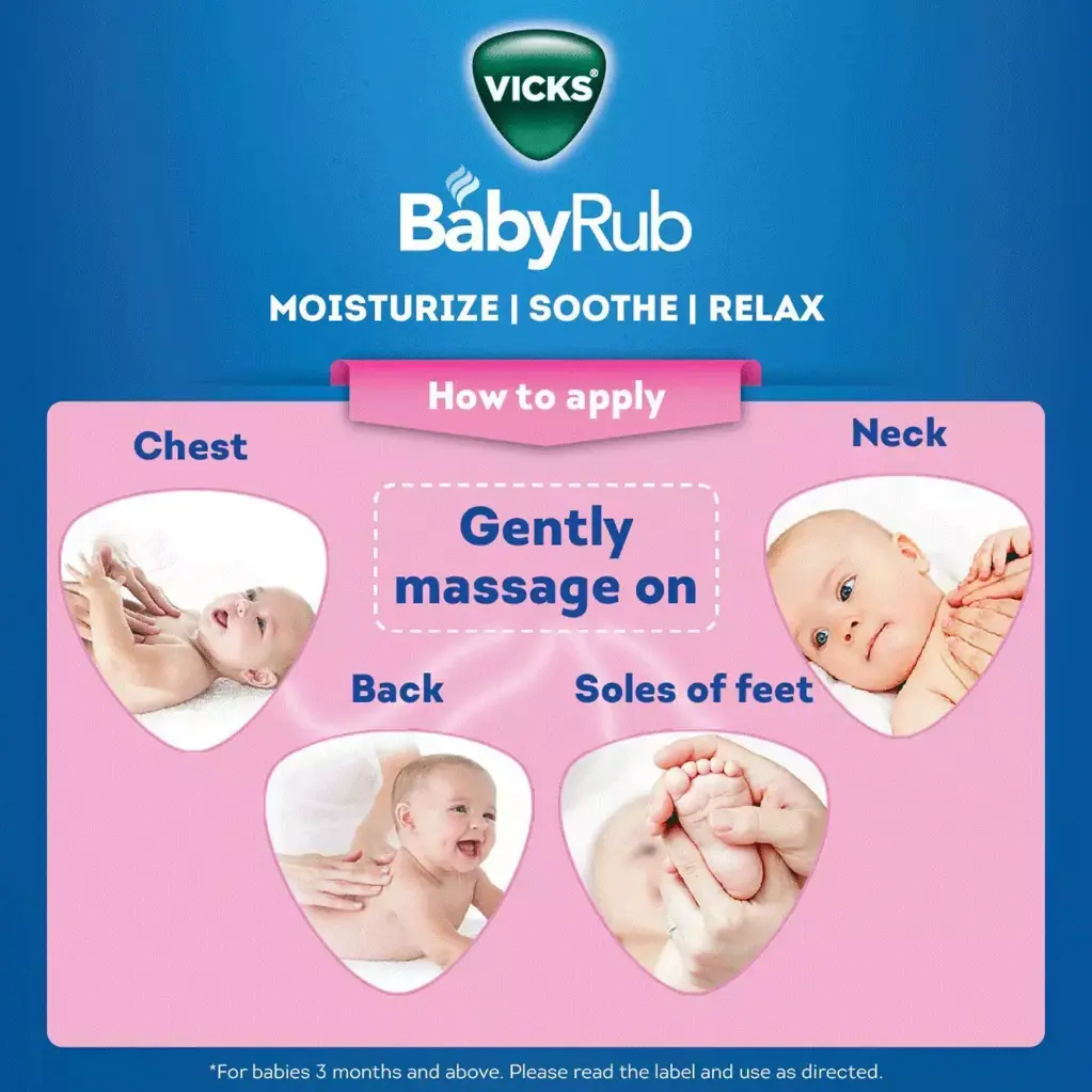 Vicks Babyrub Soothing Balm For Babies